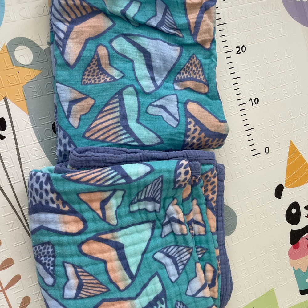 Coco moon quilt and swaddle set